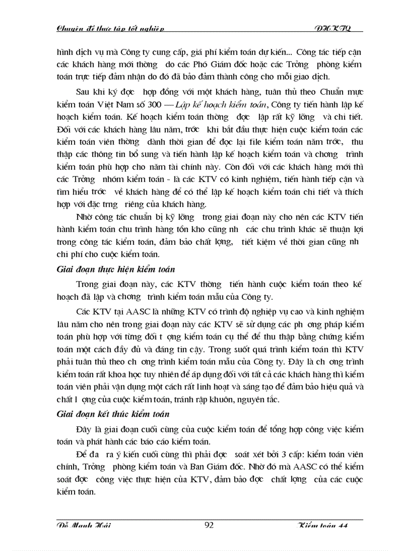 image for page Kiểm toán chu trình hàng tồn kho trong kiểm toán báo cáo tài chính do Công ty dịch vụ tư vấn tài chính kế toán và kiểm toán AASC thực hiện