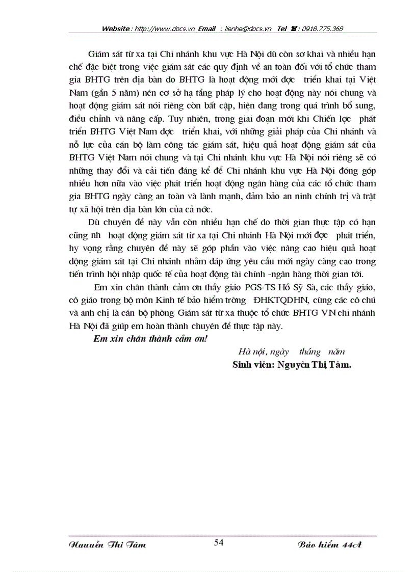 image for page Phương hướng hoàn thiện công tác giám sát từ xa của BHTG VN chi nhánh khu vực Hà Nội