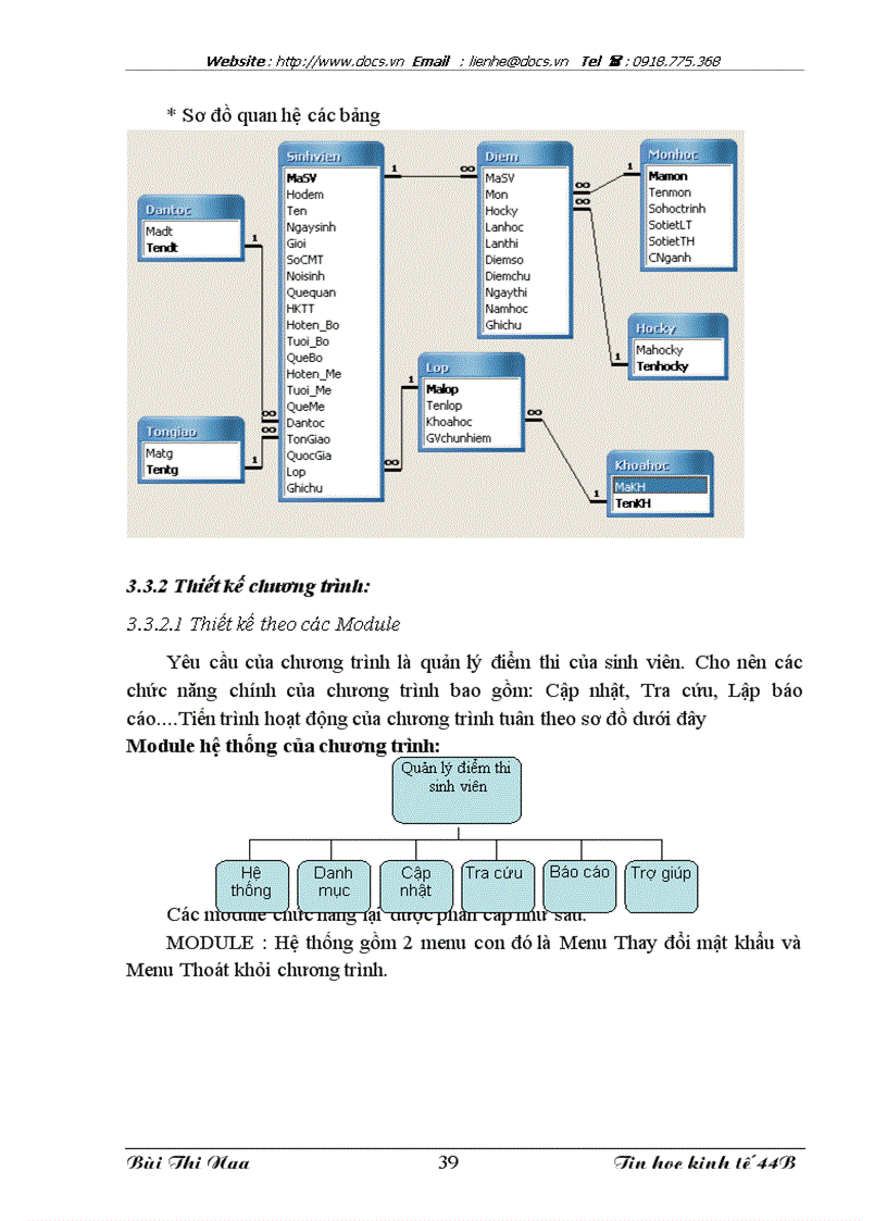 image for page Xây dựng hệ thống quản lý điểm thi tại khoa Tin học kinh tế trường Đại học kinh tế quốc dân