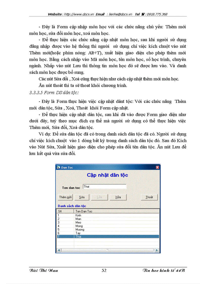 image for page Xây dựng hệ thống quản lý điểm thi tại khoa Tin học kinh tế trường Đại học kinh tế quốc dân
