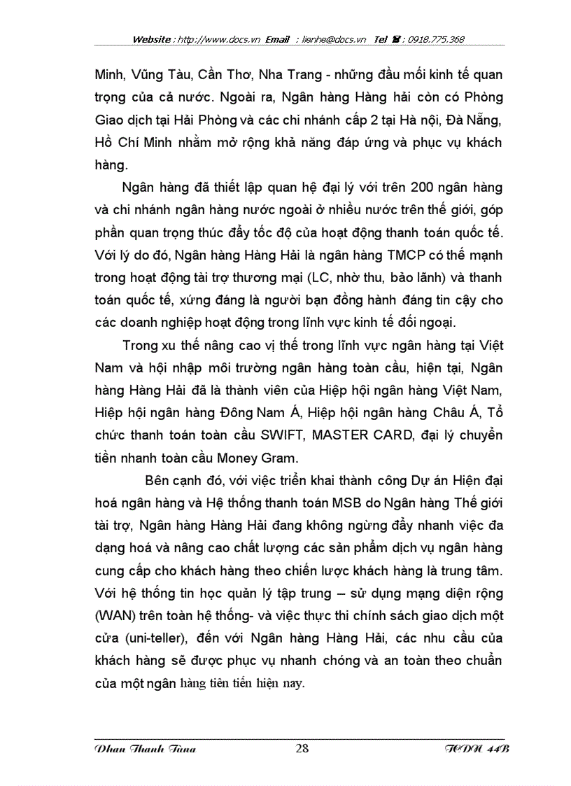 image for page Mở rộng hoạt động cho vay đối với DNVVN tại Ngân hàng cổ phần hàng hải Việt nam