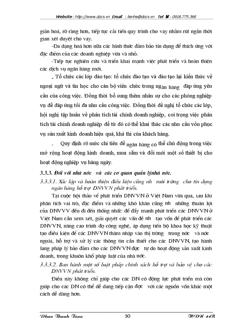 image for page Mở rộng hoạt động cho vay đối với DNVVN tại Ngân hàng cổ phần hàng hải Việt nam