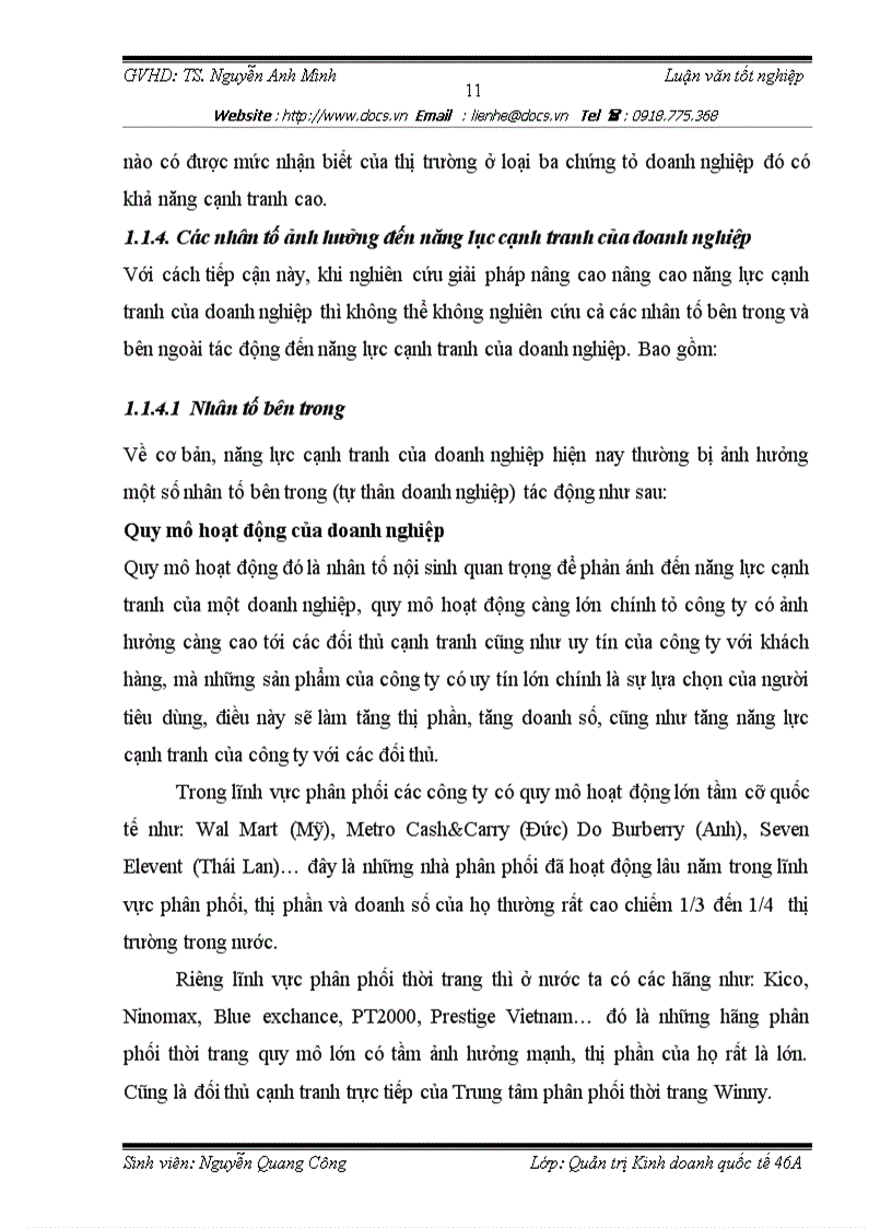 image for page Nâng cao năng lực cạnh tranh của trung tâm phân thối thời trang Winny trong điều kiện Việt Nam là thành viên của WTO