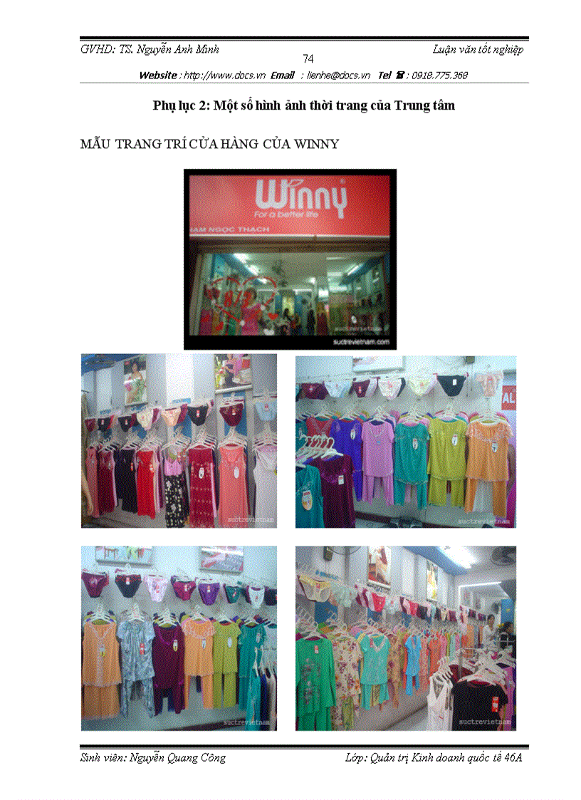 image for page Nâng cao năng lực cạnh tranh của trung tâm phân thối thời trang Winny trong điều kiện Việt Nam là thành viên của WTO