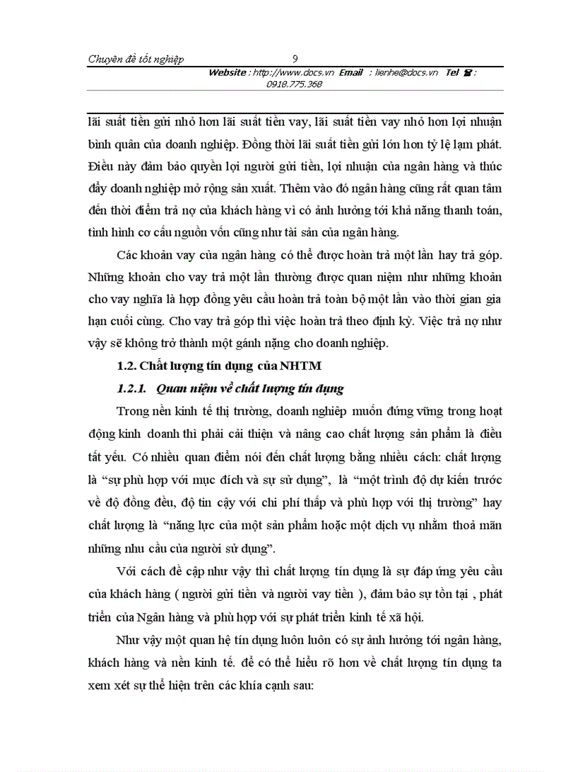 image for page Nâng cao chất lượng tín dụng tại SGDI NHCTVN