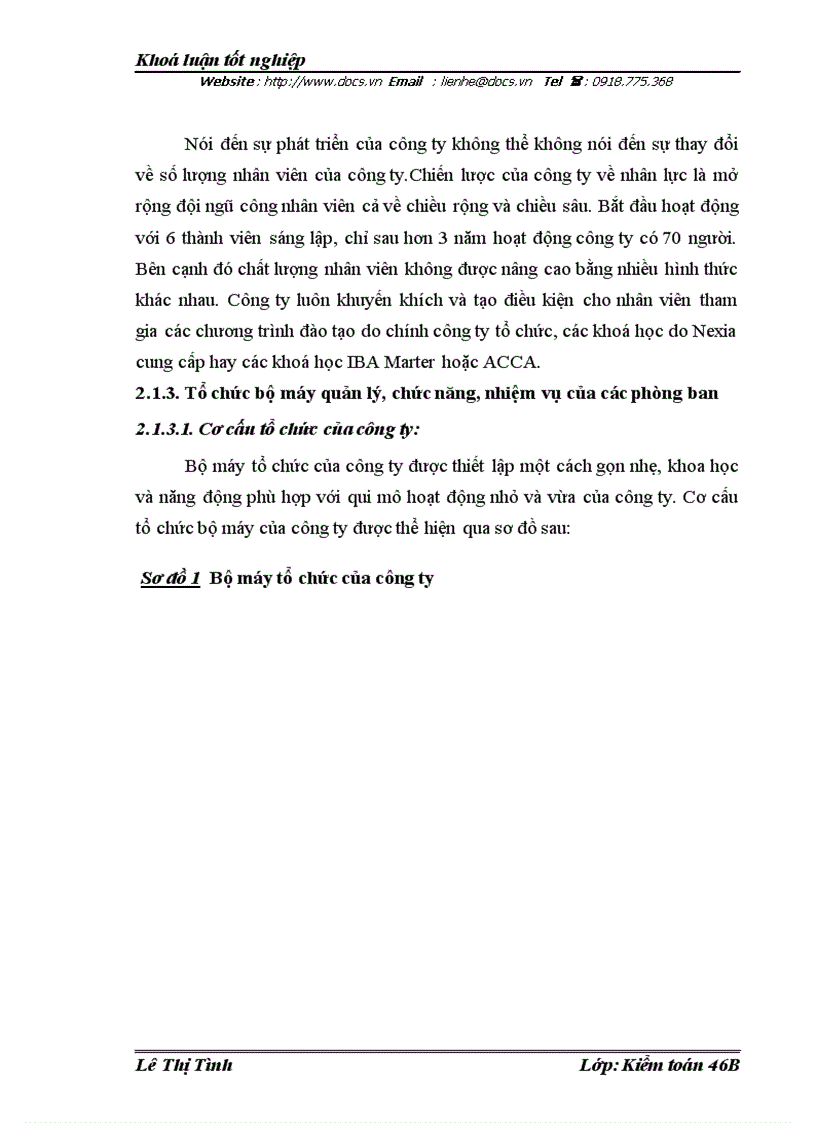 image for page Vận dụng thủ tục phân tích trong kiểm toán báo cáo tài chính tại Công ty TNHH Kiểm Toán và Tư Vấn NEXIA ACPA