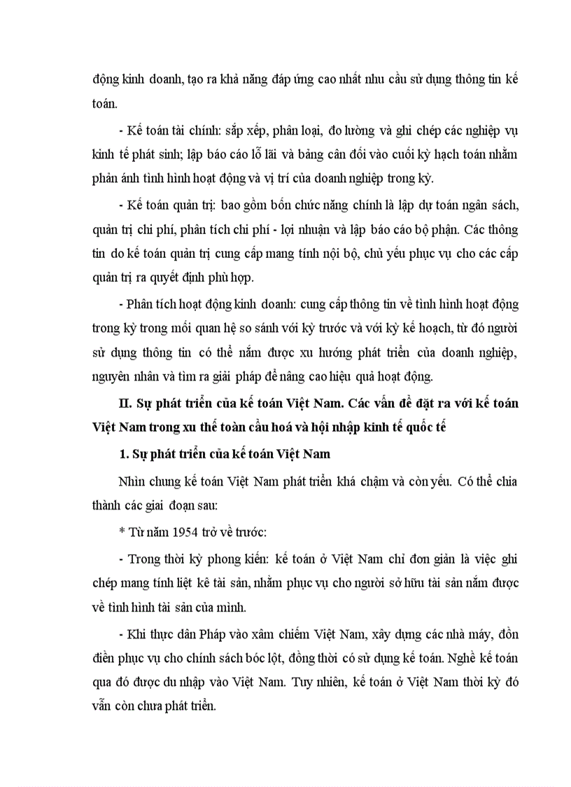 image for page Sự phát triển của kế toán thế giới và kế toán Việt Nam Các vấn đề đặt ra với kế toán Việt Nam trong xu thế toàn cầu hoá và hội nhập kinh tế quốc tế