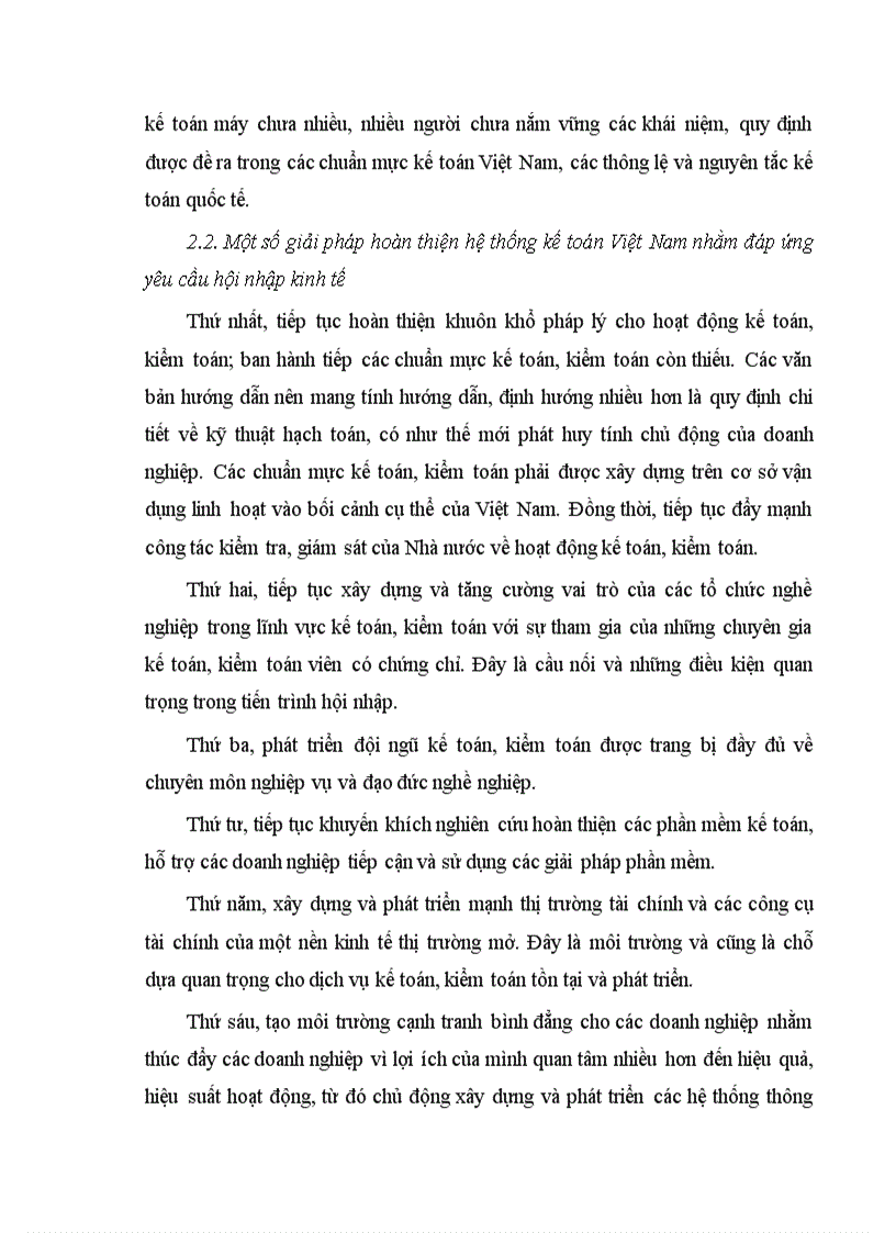 image for page Sự phát triển của kế toán thế giới và kế toán Việt Nam Các vấn đề đặt ra với kế toán Việt Nam trong xu thế toàn cầu hoá và hội nhập kinh tế quốc tế
