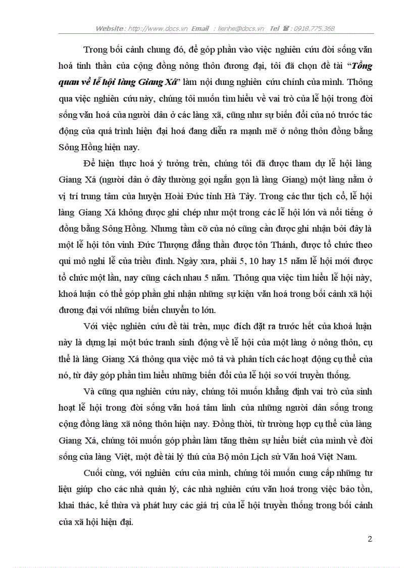 image for page Tổng quan về lễ hội làng Giang Xá