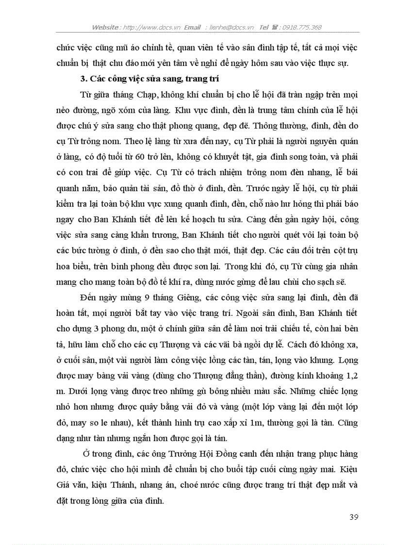 image for page Tổng quan về lễ hội làng Giang Xá