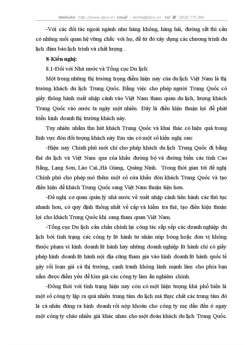 image for page Đặc điểm tâm lý khách du lịch Trung Quốc và các biện pháp Marketing Mix nhằm tăng khả năng thu hút khách du lịch Trung Quốc