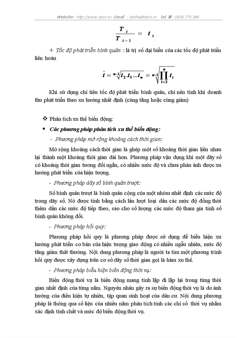 image for page Vận dụng một số phương pháp thống kê phân tích biến động doanh thu tại khách sạn Hoà Bình
