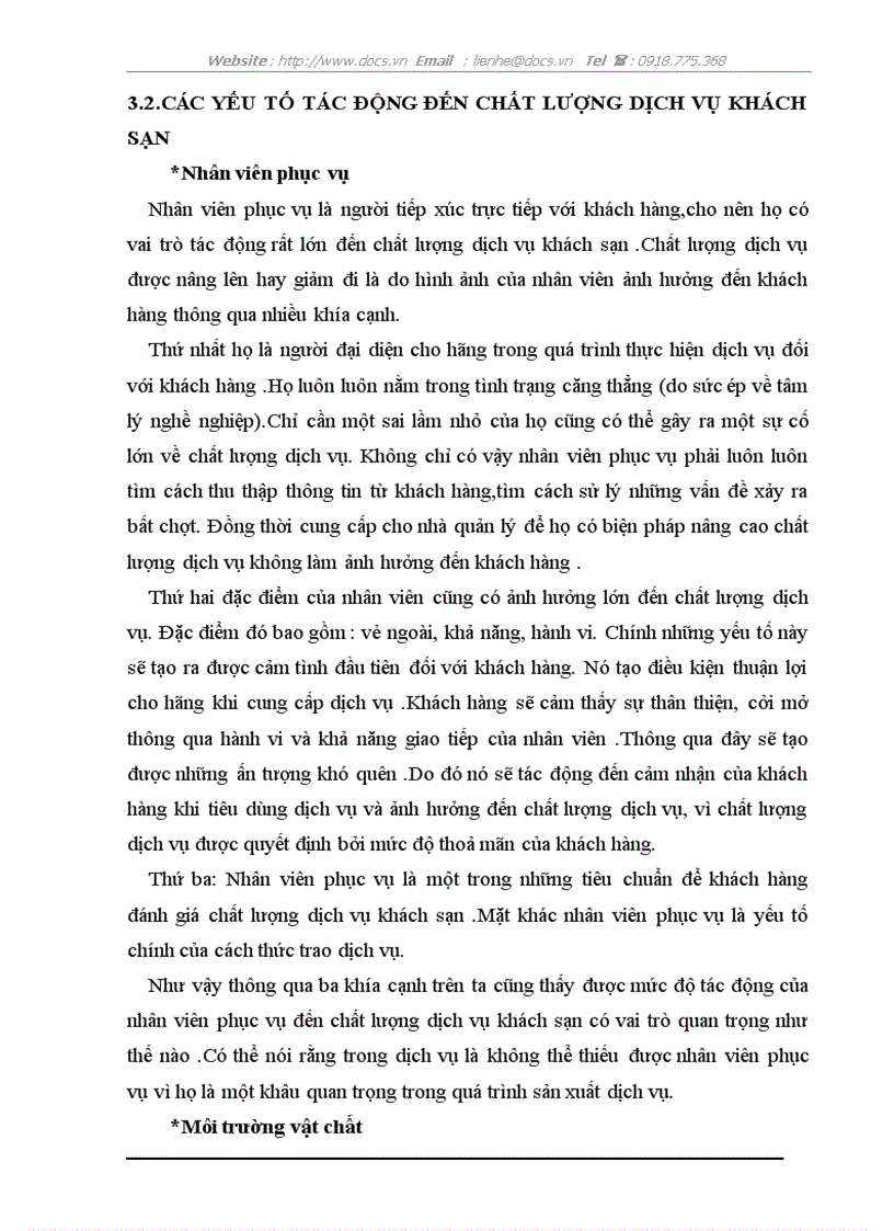image for page Một số kiến nghị hoàn nhằm thiện chất lượng dịch vụ và tiến tới áp dụng hệ thống TQM tại công ty khách sạn du lịch Kim Liên