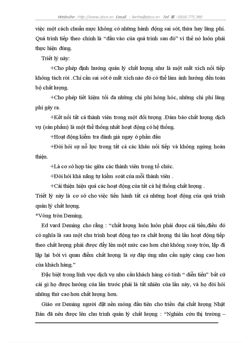 image for page Một số kiến nghị hoàn nhằm thiện chất lượng dịch vụ và tiến tới áp dụng hệ thống TQM tại công ty khách sạn du lịch Kim Liên