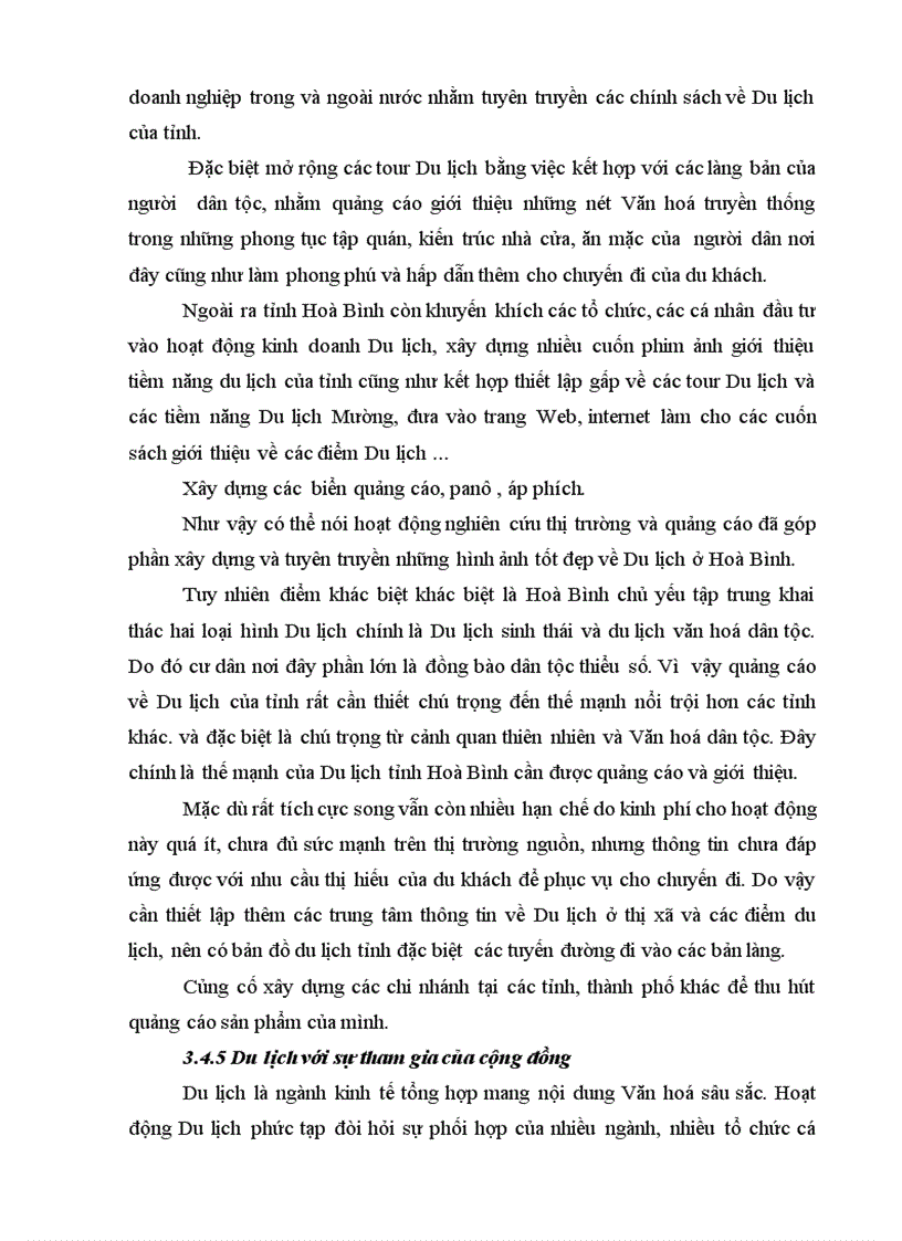 image for page Tiềm năng văn hoá Mường với việc phát triển du lịch của tỉnh Hoà Bình