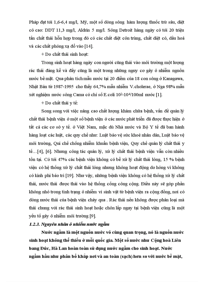 image for page Đánh giá chất lượng nguồn nước sinh hoạt tại khu vực trường Đại học Y Hà Nội thông qua các vi khuẩn chỉ điểm vệ sinh