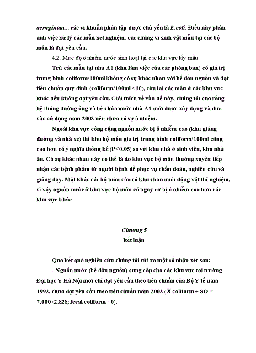 image for page Đánh giá chất lượng nguồn nước sinh hoạt tại khu vực trường Đại học Y Hà Nội thông qua các vi khuẩn chỉ điểm vệ sinh