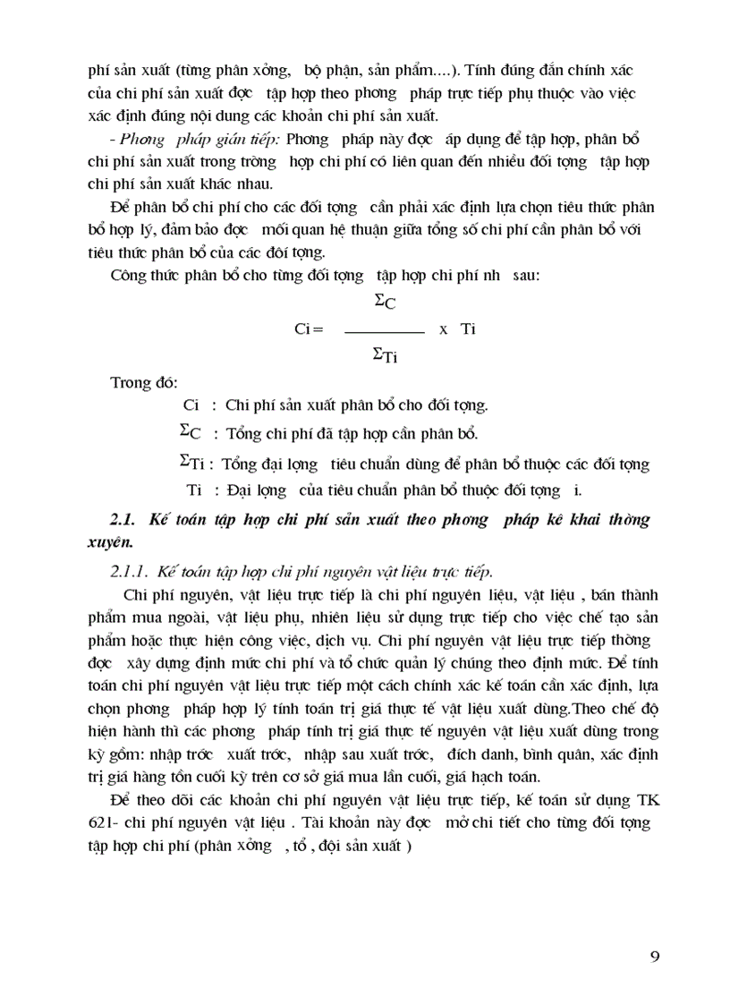 image for page Kế toán nguyên vật liệu công cụ dụng cụ và phân tích hoạt động tài chính doanh nghiệp tại đội xây dựng số 9 của công ty