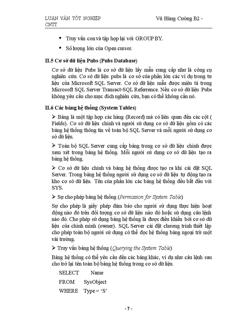 image for page Tìm hiểu khai thác SQL Server