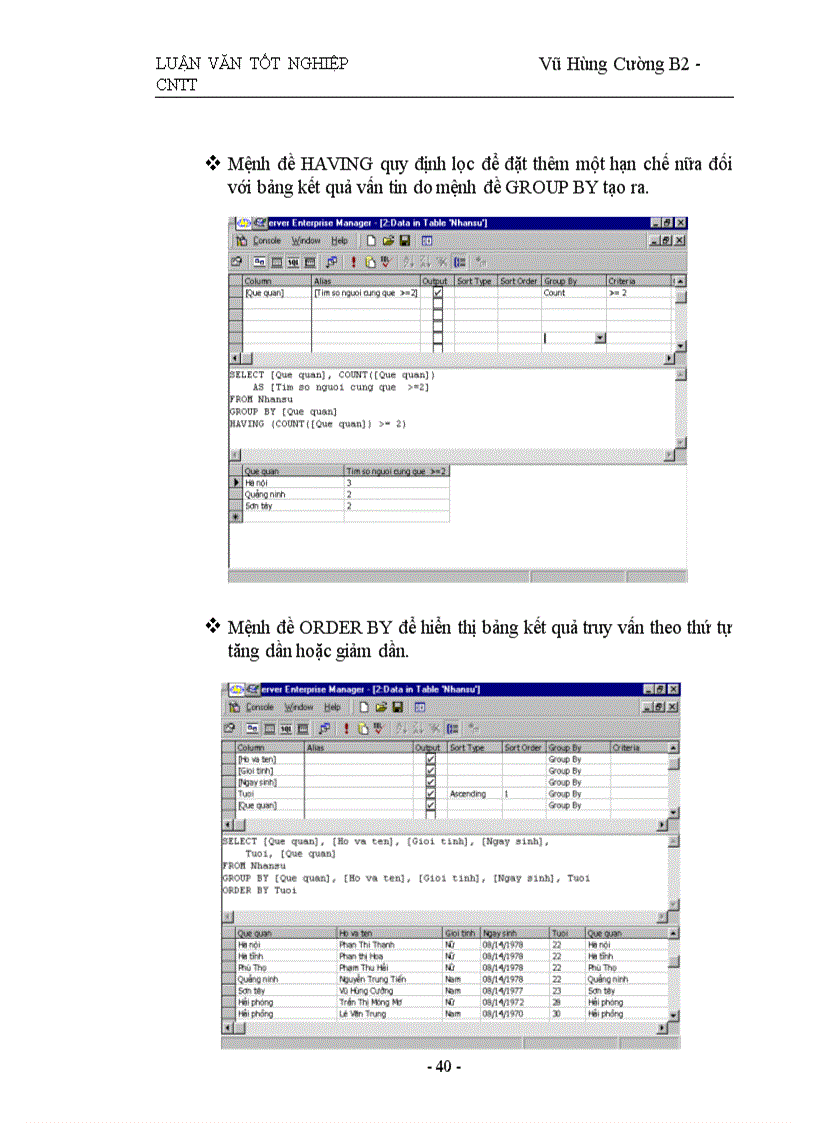 image for page Tìm hiểu khai thác SQL Server