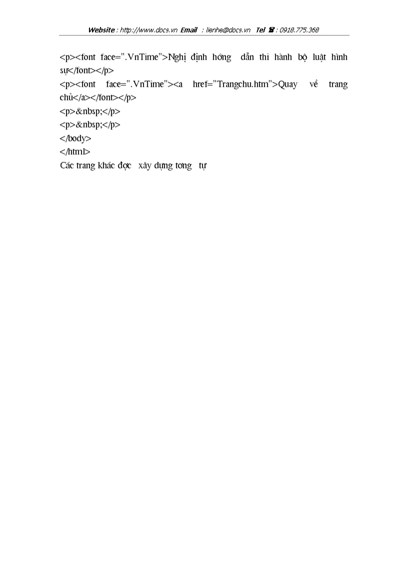 image for page Tài nghiên cứu việc thiết kế Webside và ứng dụng thiết kế chương trình quản lý văn bản pháp luật