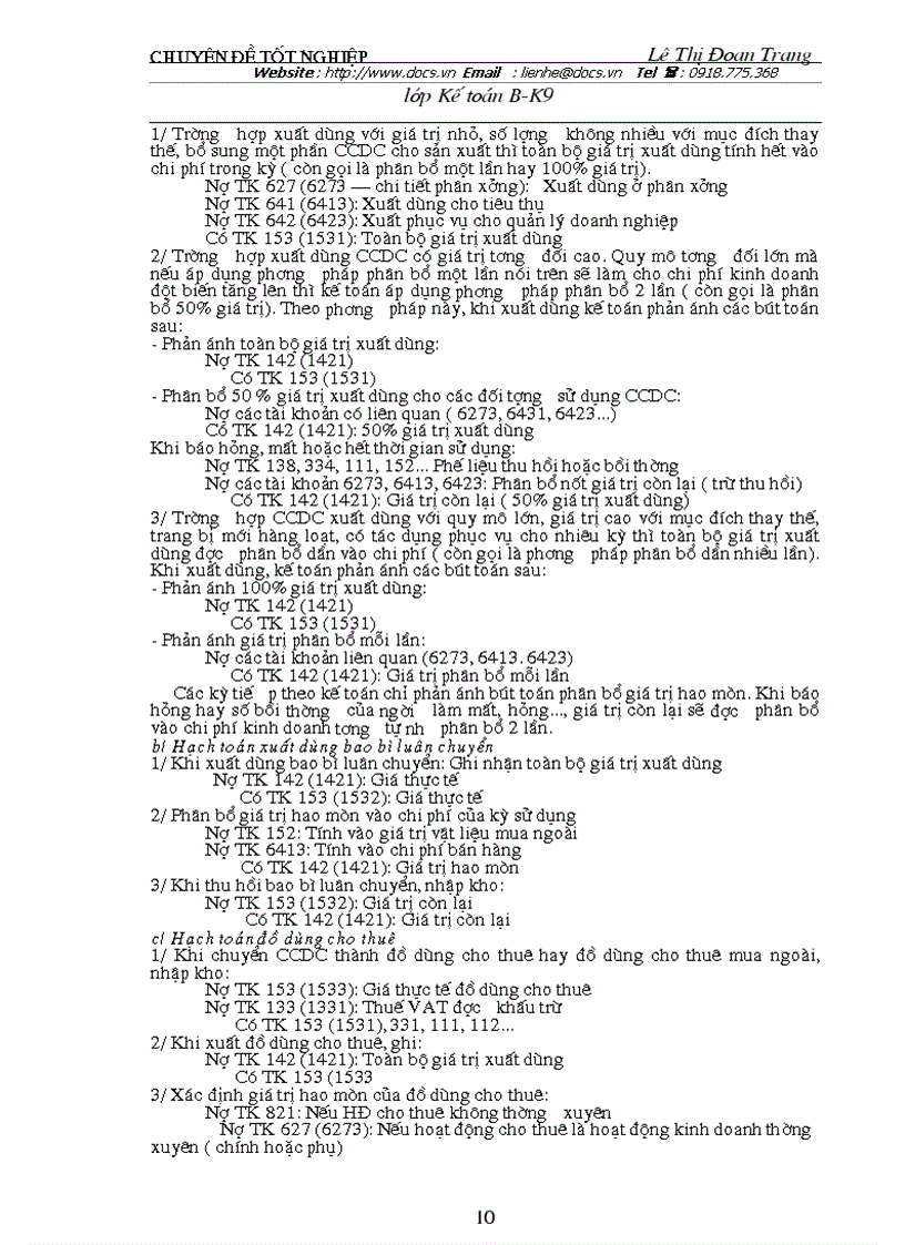 image for page Tổ chức hạch toán nguyên vật liệu công cụ dụng cụ trong các doanh nghiệp