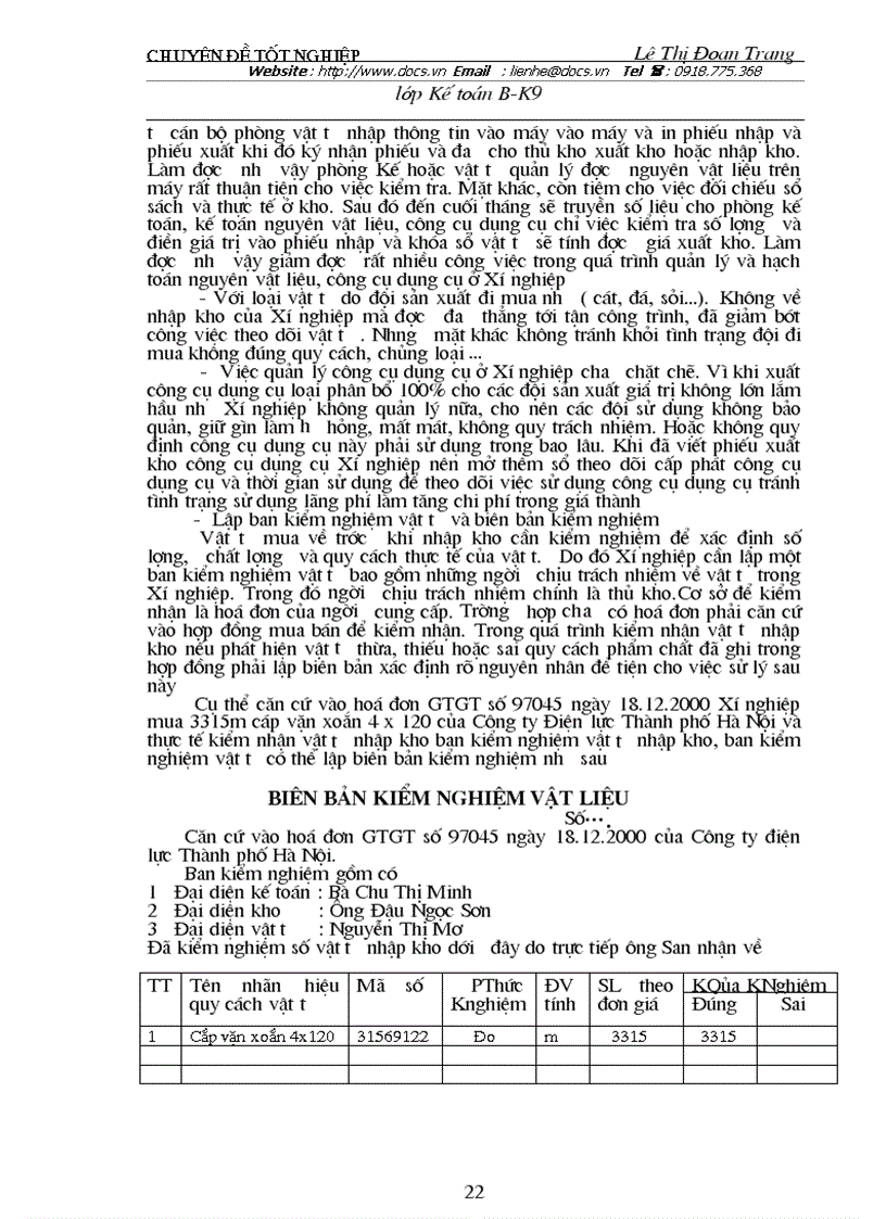 image for page Tổ chức hạch toán nguyên vật liệu công cụ dụng cụ trong các doanh nghiệp