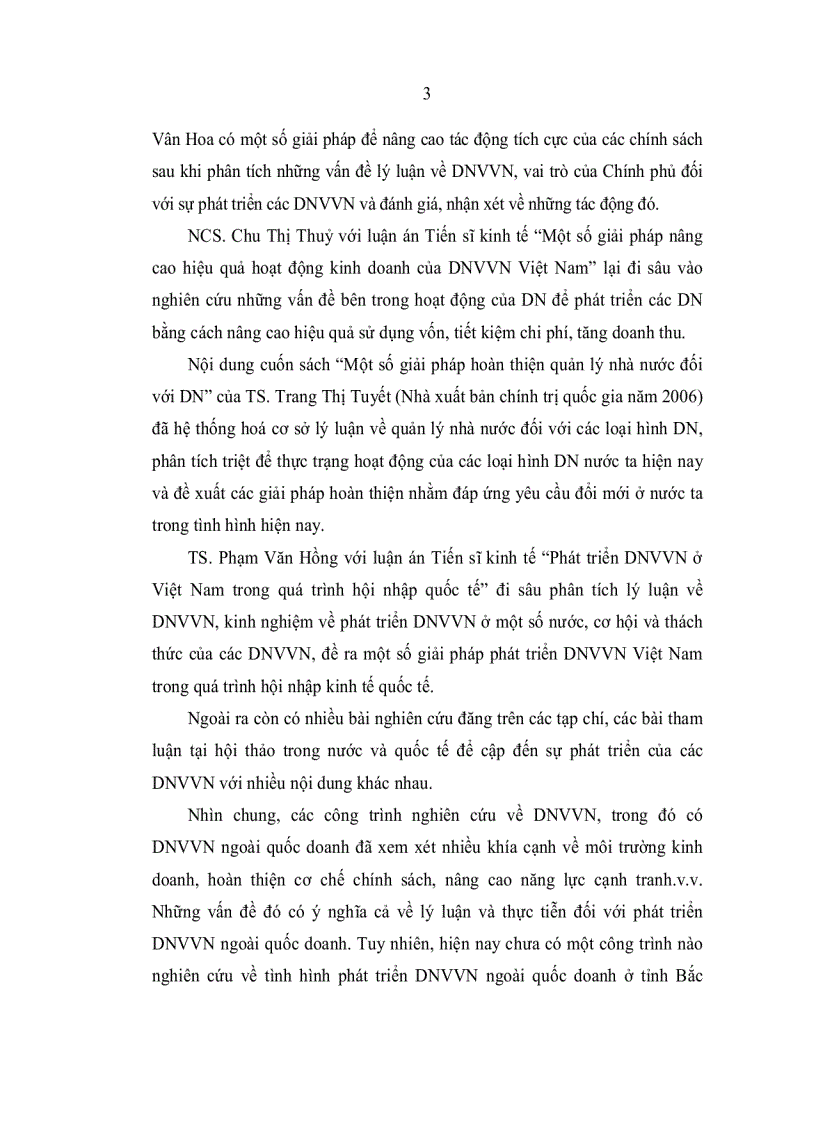 image for page Quá trình phát triển DN vừa và nhỏ ngoài quốc doanh ở tỉnh Bắc Ninh giai đoạn từ 1997 2003 Thực trạng kinh nghiệm và giải pháp