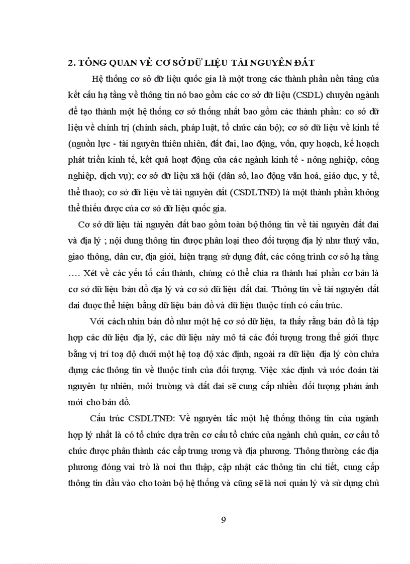 image for page Xây dựng cơ sở dữ liệu tài nguyên đất phục vụ công tác quản lý đất đai huyện Tam Nông tỉnh Phú Thọ