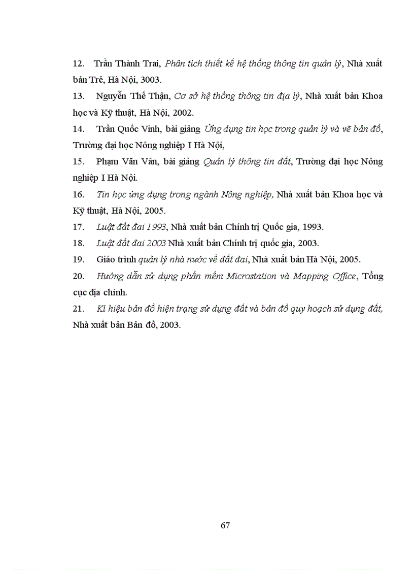 image for page Xây dựng cơ sở dữ liệu tài nguyên đất phục vụ công tác quản lý đất đai huyện Tam Nông tỉnh Phú Thọ