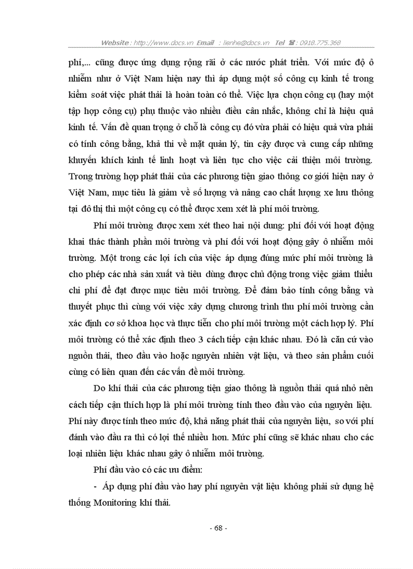 image for page Bước đầu xác định thiệt hại kinh tế do hoạt động giao thông đối với môi trường thành phố Hà Nội