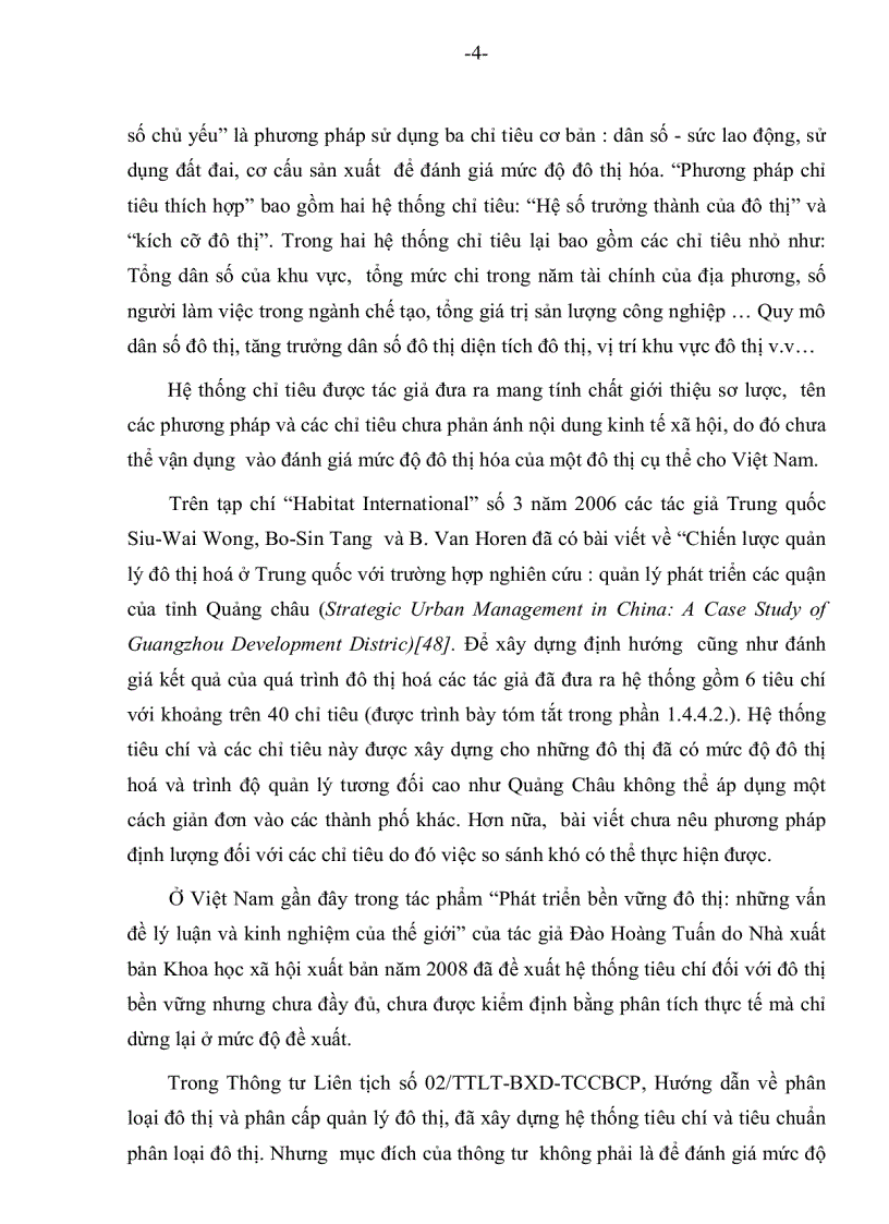 image for page Vận dụng phương pháp phân tích đa tiêu chí đánh giá mức độ đô thị hoá nhằm góp phần xây dựng các quan điểm phát triển đô thị ở VN đến năm 2020