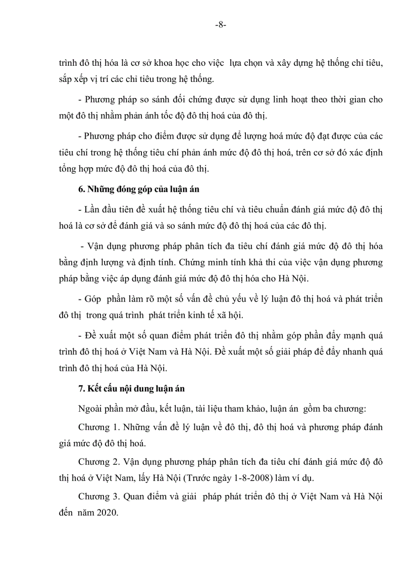 image for page Vận dụng phương pháp phân tích đa tiêu chí đánh giá mức độ đô thị hoá nhằm góp phần xây dựng các quan điểm phát triển đô thị ở VN đến năm 2020