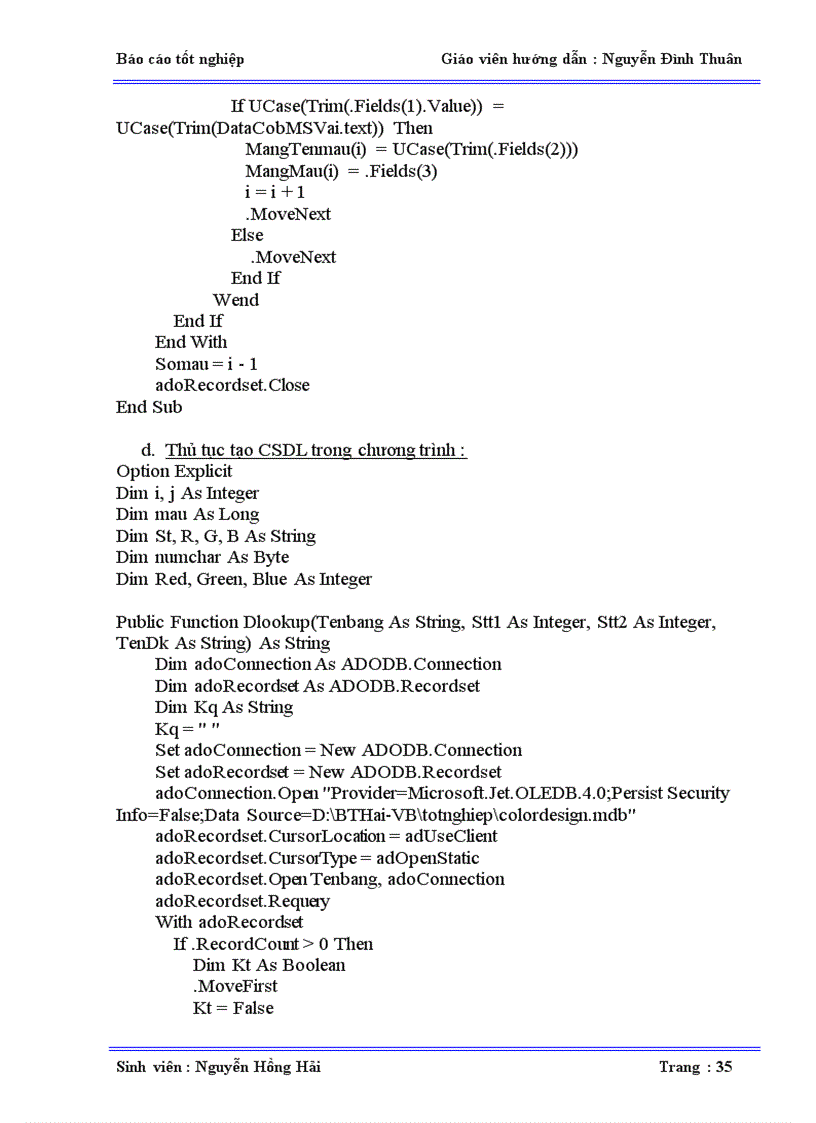 image for page Xử lý và chọn mẫu màu cho công đoạn in thử một mẫu in hoa tại nhà máy dệt tân tiến