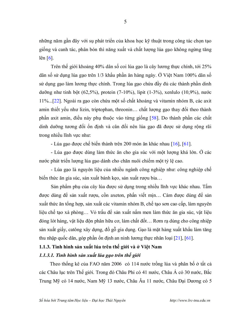 image for page Luận văn thạc sĩ sinh học đánh giá chất lượng và khả năng chịu hạn của một số giống lúa cạn hà giang