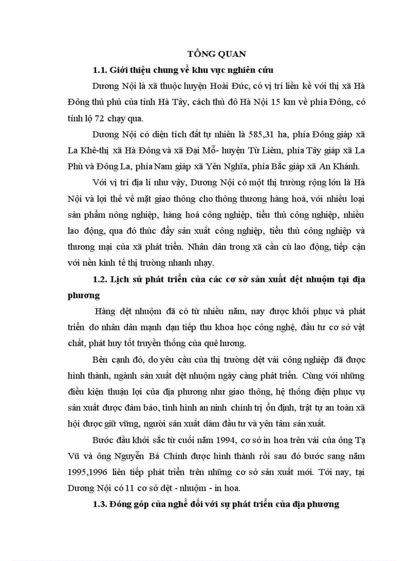 image for page Nghiên cứu hệ thống xử lý nước thải dệt nhuộm thôn ỷ lan xã dương nội huyện hoài đức tỉnh hà tây