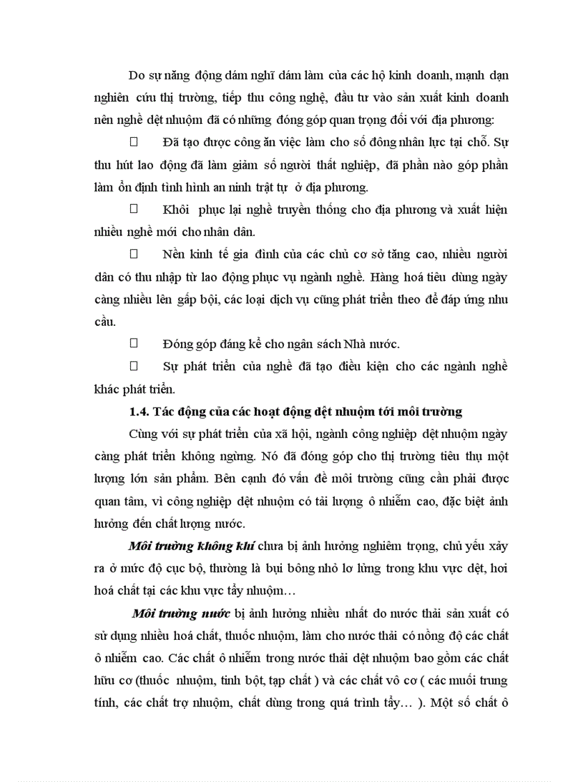 image for page Nghiên cứu hệ thống xử lý nước thải dệt nhuộm thôn ỷ lan xã dương nội huyện hoài đức tỉnh hà tây