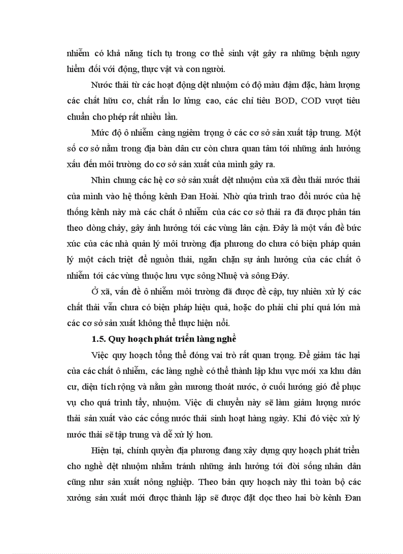 image for page Nghiên cứu hệ thống xử lý nước thải dệt nhuộm thôn ỷ lan xã dương nội huyện hoài đức tỉnh hà tây
