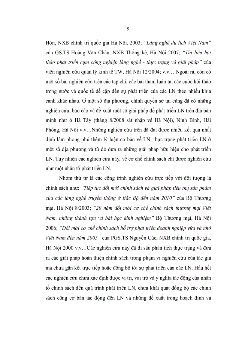 image for page Quá trình hoàn thiện các chính sách thúc đẩy phát triển làng nghề ở tỉnh Bắc Ninh giai đoạn từ 1997 đến 2003 Thực trạng kinh nghiêm và giải pháp