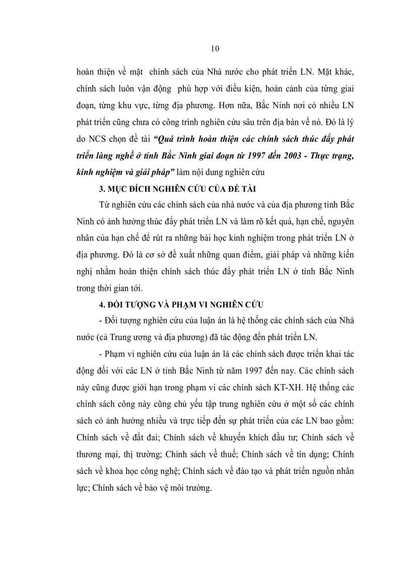 image for page Quá trình hoàn thiện các chính sách thúc đẩy phát triển làng nghề ở tỉnh Bắc Ninh giai đoạn từ 1997 đến 2003 Thực trạng kinh nghiêm và giải pháp