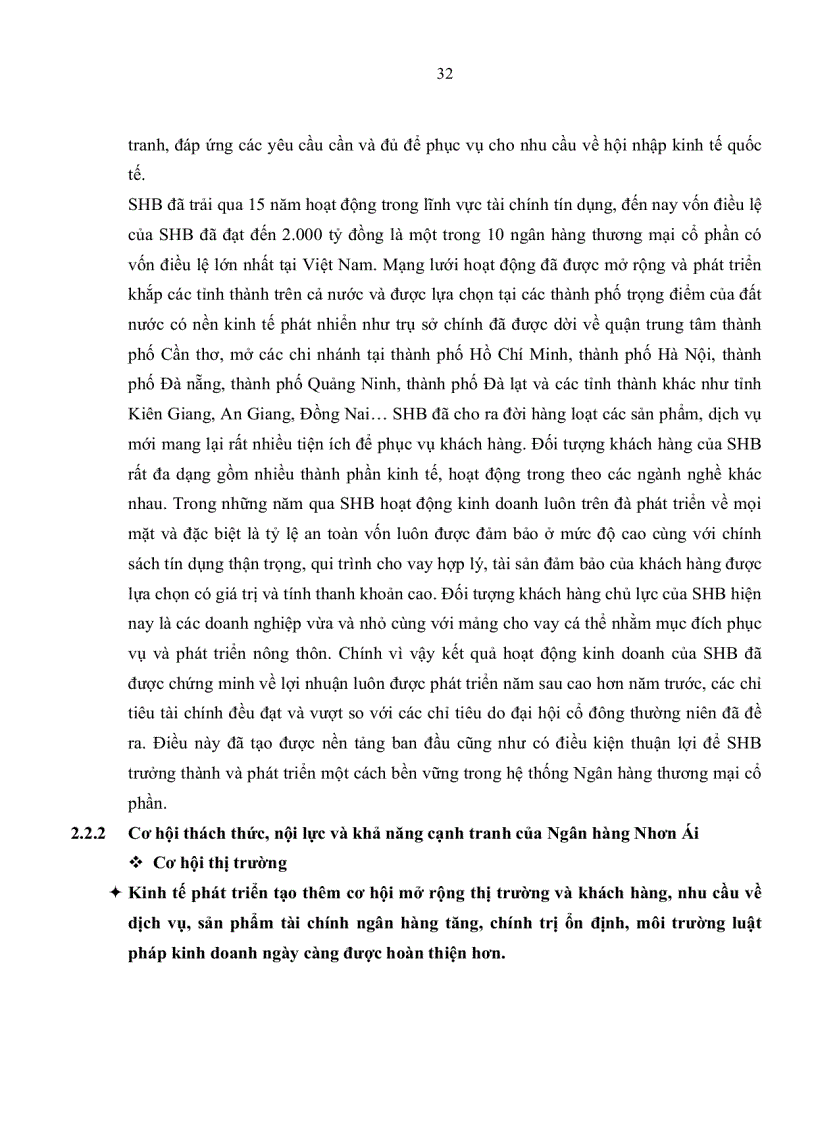 image for page Nâng cao năng lực cạnh tranh của ngân hàng TMCP Sài Gòn Hà Nội sau khi chuyển đổi từ ngân hàng nông thôn lên đô thị