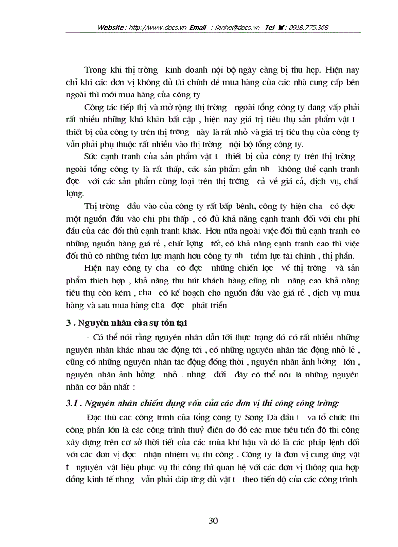 image for page Xây dựng một số giải pháp mở rộng thị trường kinh doanh vật tư thiết bị tại công ty cổ phần thương mại và vận tải Sông Đà