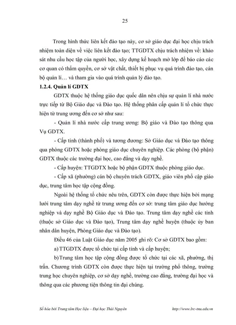 image for page Biện pháp đào tạo hệ đại học tại các trung tâm giáo dục thường xuyên cấp tỉnh khu vực Đồng bằng Sông cửu long