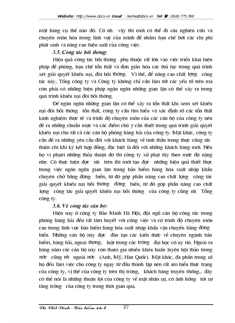 image for page Tình hình triển khai nghiệp vụ bảo hiểm hàng hóa xuất nhập khẩu vận chuyển bằng đường biển tại Công ty Bảo Minh Hà Nội trong thời gian qua