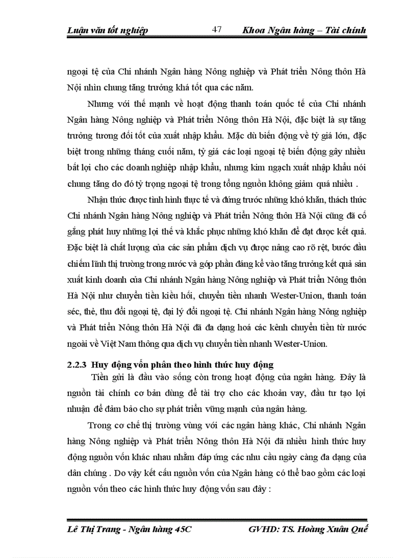 image for page Giải pháp tăng cường hoạt động huy động vốn tại chi nhánh ngân hàng nông nghiệp và phát triển nông thôn hà nội