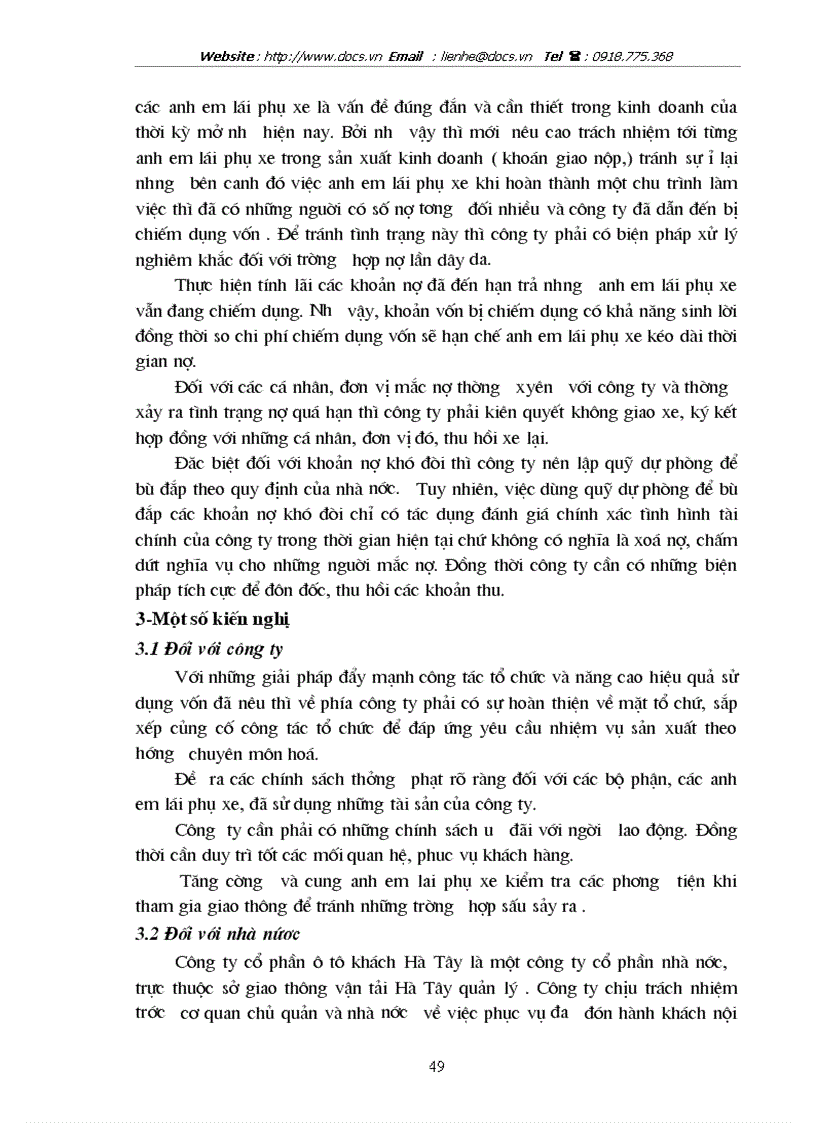 image for page Nâng cao hiệu quả sử dụng vốn tại Công ty cổ phần ô tô khách Hà Tây