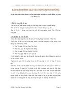 Báo cáo đánh giá tác động môi trường cho dự án sản xuất và kinh doanh các loại hàng phân bón hữu cơ truyền thống với công suất 700 tấn năm