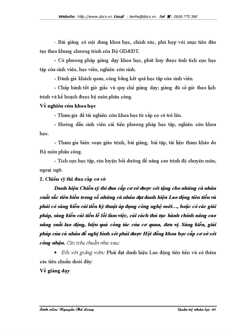 image for page Hoàn thiện phương pháp đánh giá thực hiện công việc cho giảng viên Trường Đại học Kinh tế Quốc dân