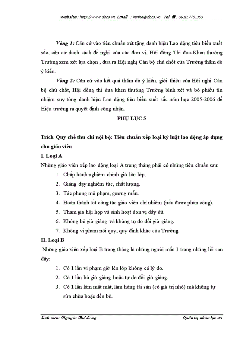 image for page Hoàn thiện phương pháp đánh giá thực hiện công việc cho giảng viên Trường Đại học Kinh tế Quốc dân