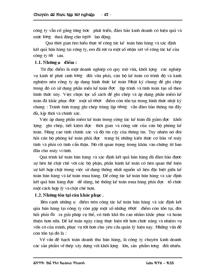 image for page Hoàn thiện Kế toán bán hàng và xác định kết quả bán hàng tại Công ty TNHH Thương Mại Kim Khí Anh Đức
